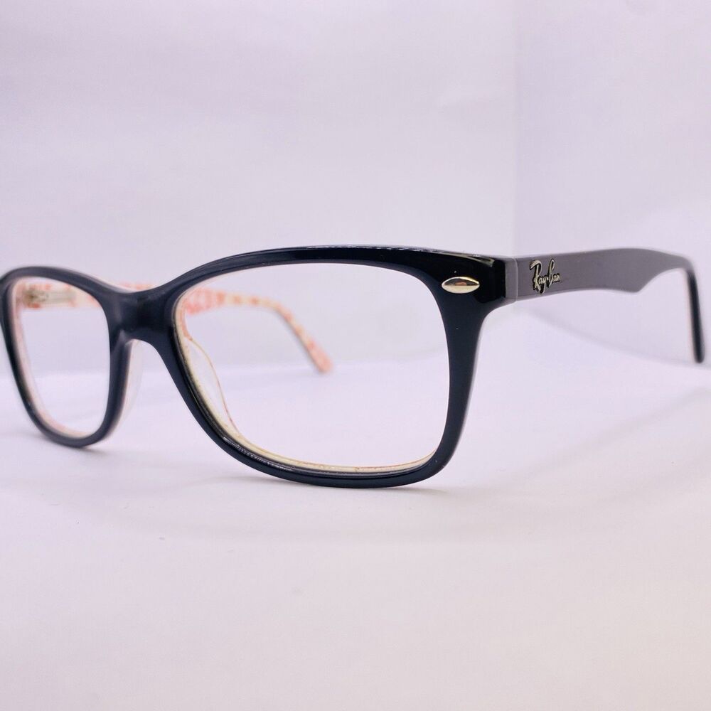 Ray-Ban Eyeglasses Sunglasses Authentic RB 5228 5014 53 [] 17 140 Black Logo Txt